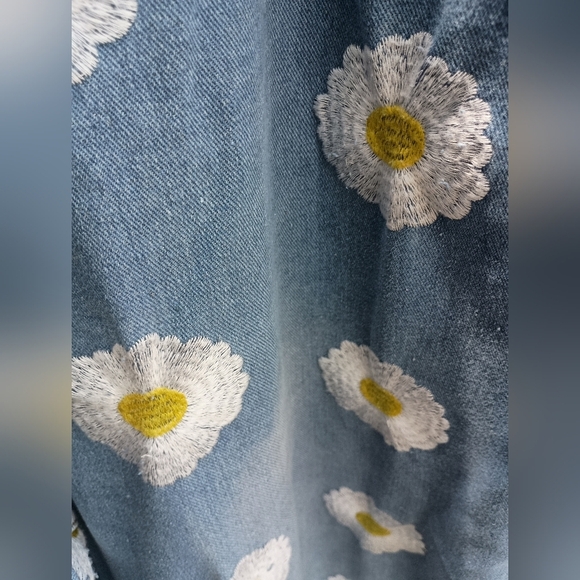 NWT Davi &Dani Blue Floral Women's Jeans_3XL_22-24 - Picture 4 of 8
